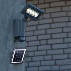 Настенный светильник уличный SOLAR W6101S-PIR SL Gr