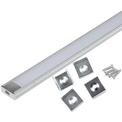 Профиль для светодиодной ленты UFE-K UFE-K02 Silver/Frozen 200 Polybag