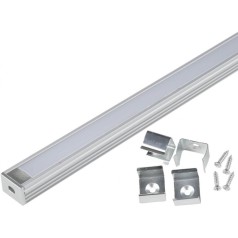 Профиль для светодиодной ленты UFE-K UFE-K10 Silver/Frozen 200 Polybag